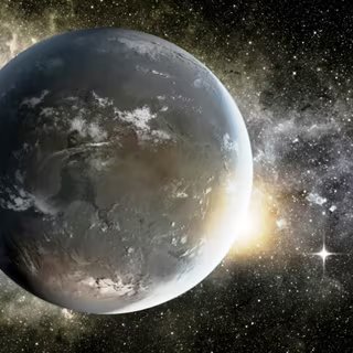 Une vue d'artiste d'une exoplanète. © Nasa